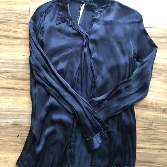 Zara Satin Shirt - Picture 2 of 3